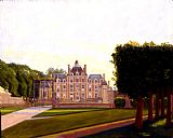 Chateau Canvas Paintings - Chateau Balleroy